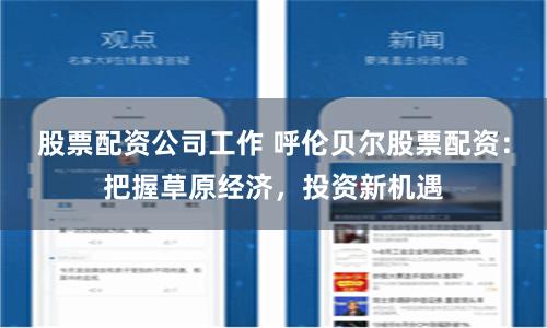 股票配资公司工作 呼伦贝尔股票配资：把握草原经济，投资新机遇