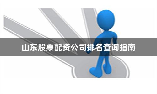 山东股票配资公司排名查询指南